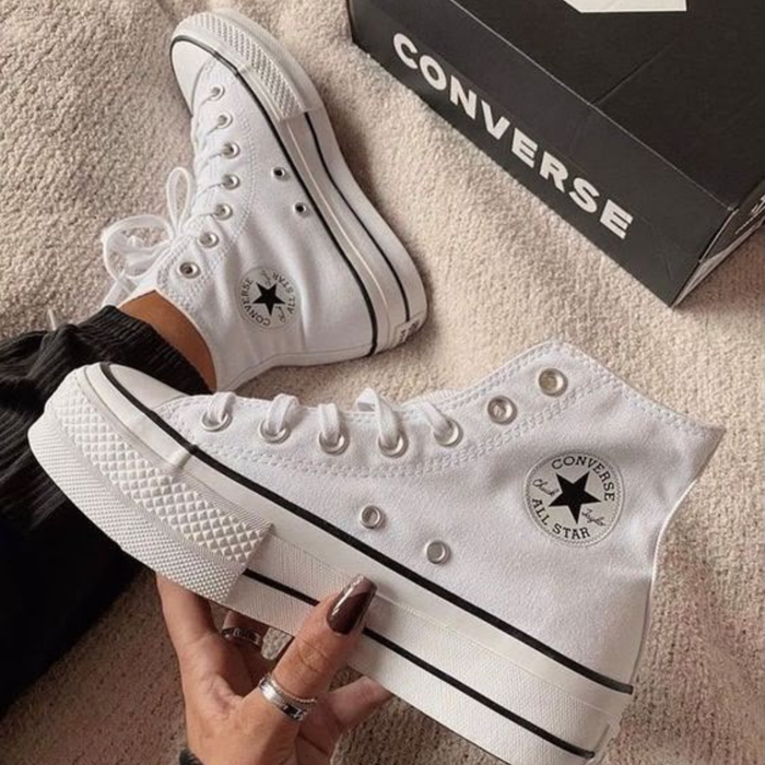 Converse Plataforma Blanco