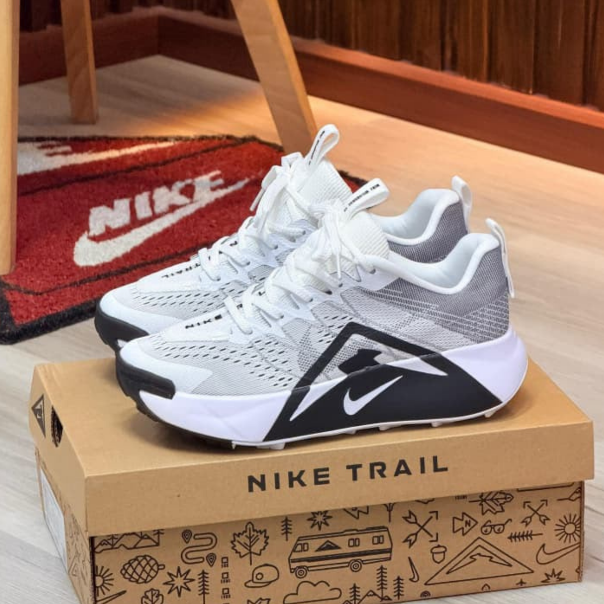 Nike Tráil Blanco