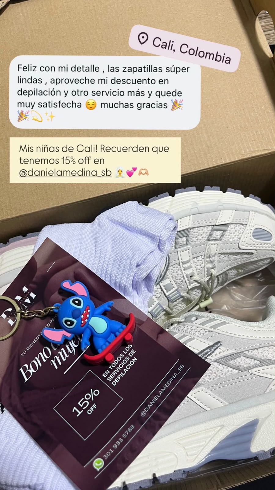 Foto y mensajes de clientes felices, 2