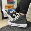 CONVERSE PLATAFORMA BOTA NEGRO