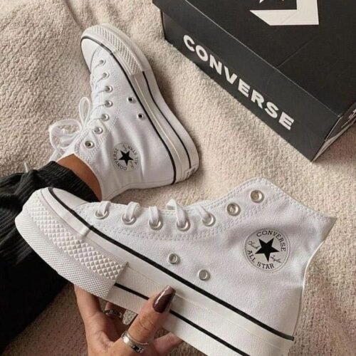CONVERSE PLATAFORMA BOTA BLANCO