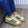 ADIDAS GAZELLE BOLD BEIGE-VERDE