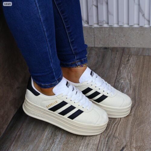 ADIDAS GAZELLE BOLD BLANCO