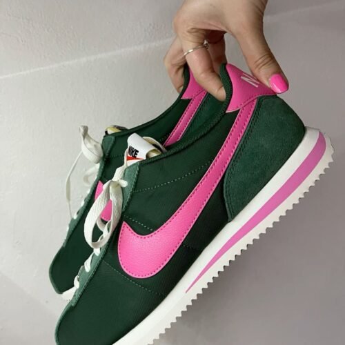 NIKE CORTEZ VERDE-ROSA