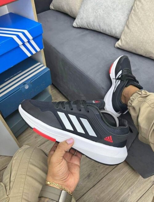 ADIDAS BOUNCE NEGRO ROJO