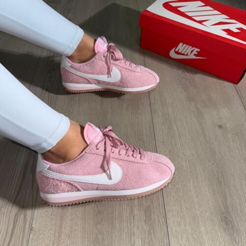 NIKE CORTEZ ROSA GAMUZA