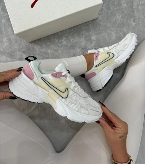 NIKE V2K BLANCO AMARILLO