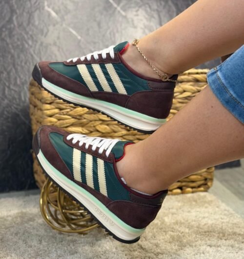 Adidas Sl-72 Marron-Verde