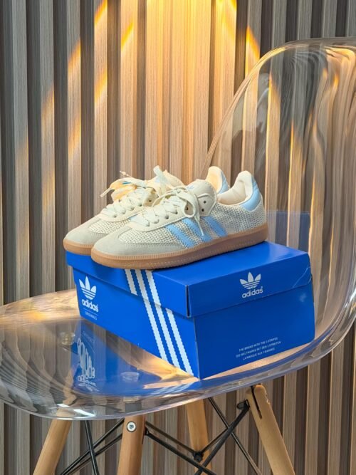 ADIDAS SAMBA TEJIDA AZUL