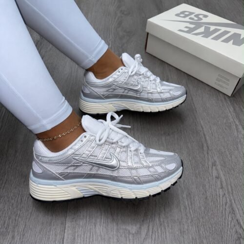 Nike P6000 Plata-Azul
