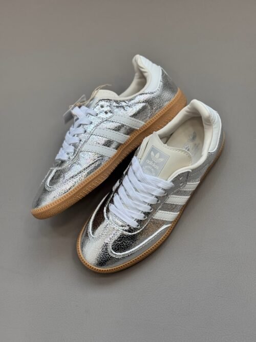 Adidas Samba Plateada